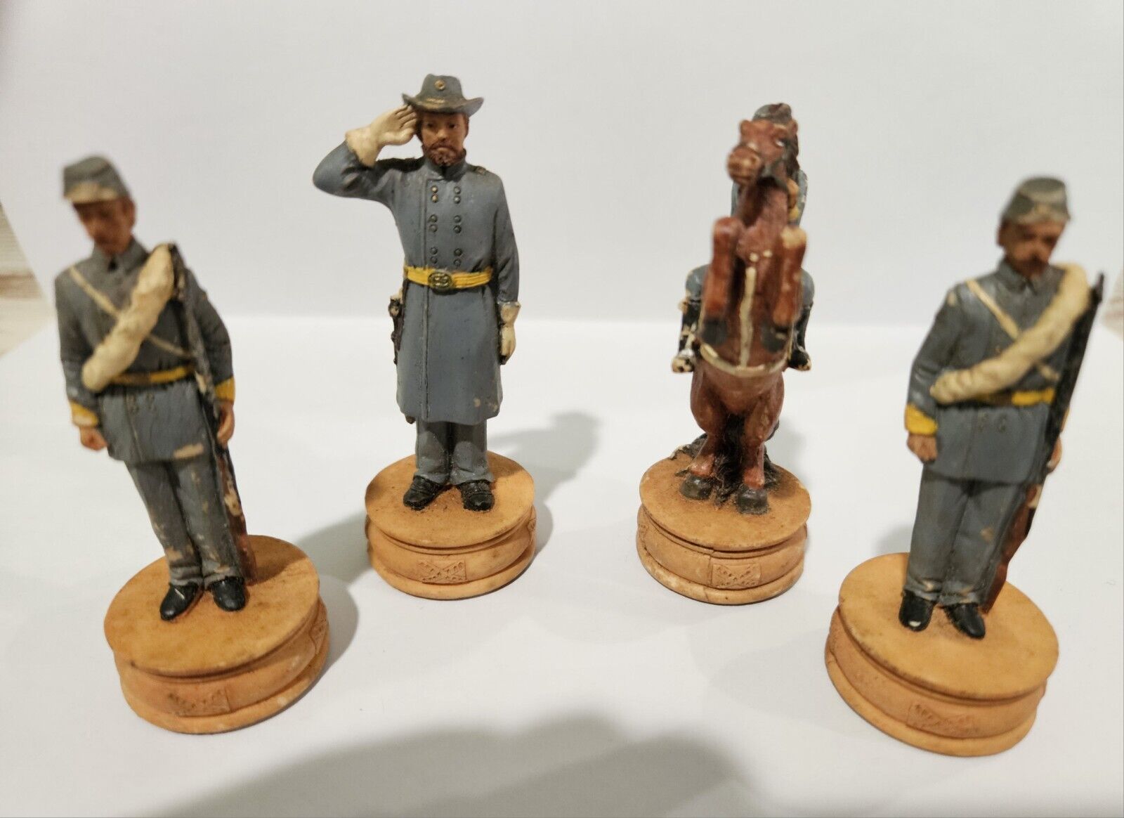 C & F CONFEDERATE WOODEN TOY SOLDIERS
