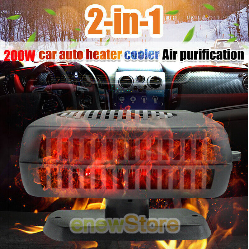 150W/200W DC 12V Car Heater Car Fan Heater Heating Warmer Defroster Demister
