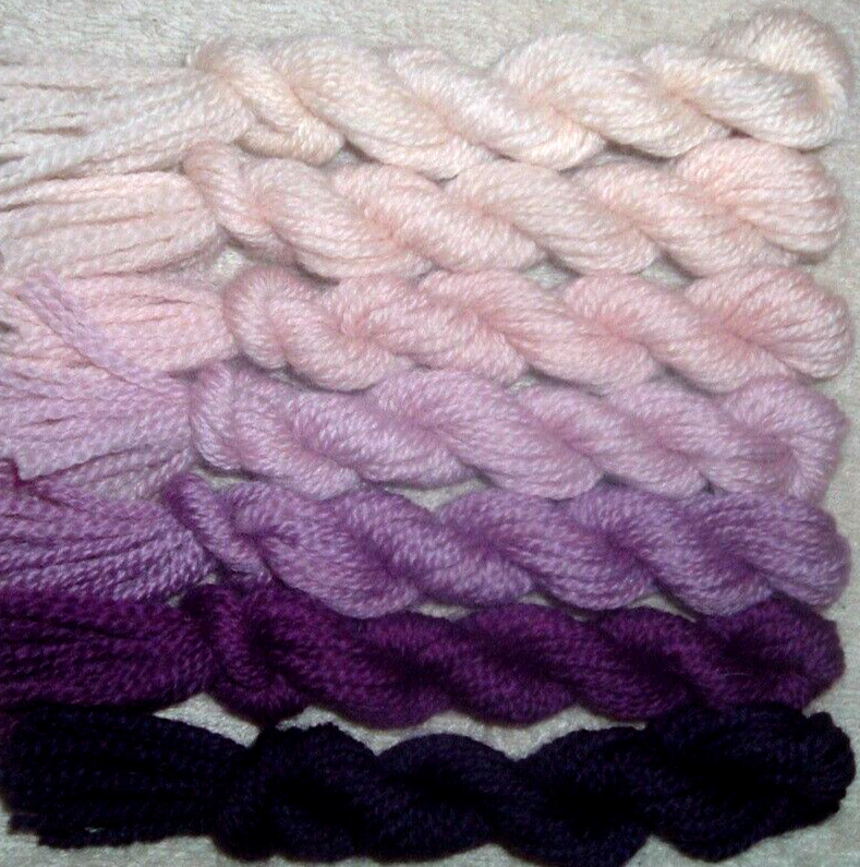 Paternayan Wool 3ply Persian Yarn Needlepoint Crewel 320 Plum Family