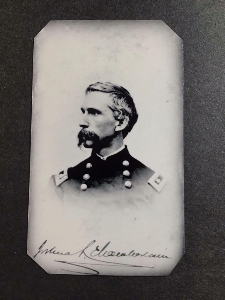 Sixth-Plate Civil War Colonel-Joshua-Chamberlain Tintype C2328RP