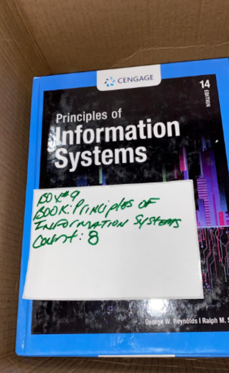 Principles of Information Systems Hardcover -14th Edition