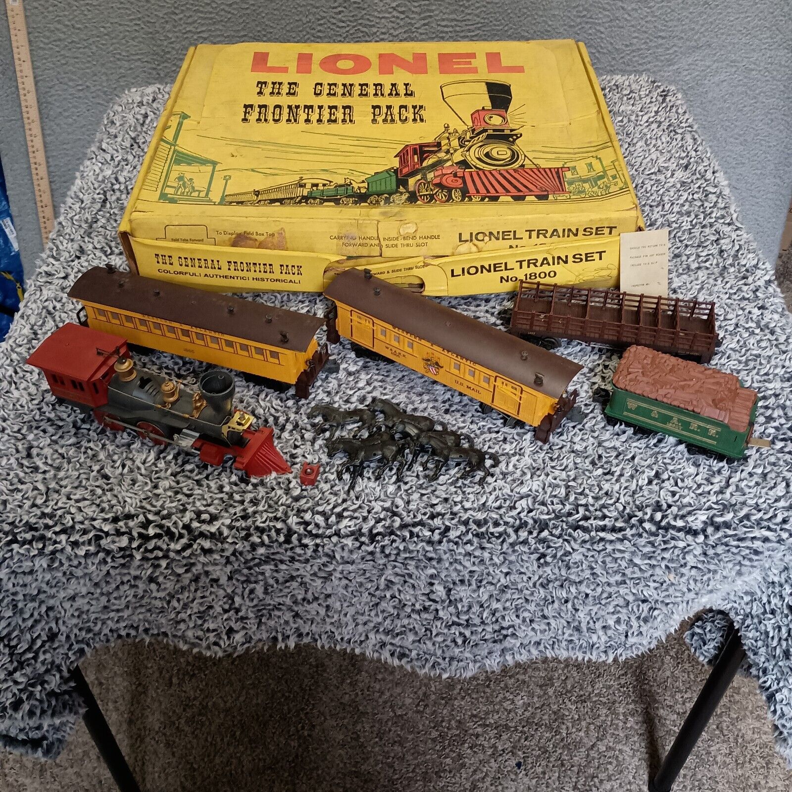 Vintage Lionel Train Set The General Frontier Pack No.1800 With Original Box USA