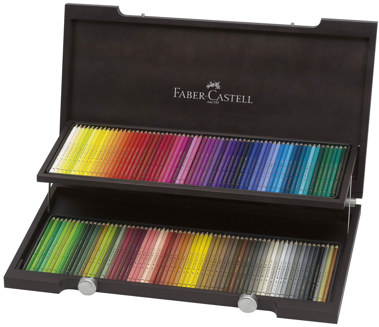 NEW Faber-Castell 120 Polychromos Colour Colouring Pencils Wooden Set Box Wood