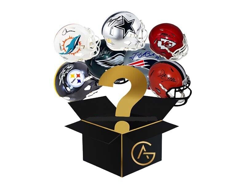 1x NFL Autographed Full-Size Helmet Box Mystery