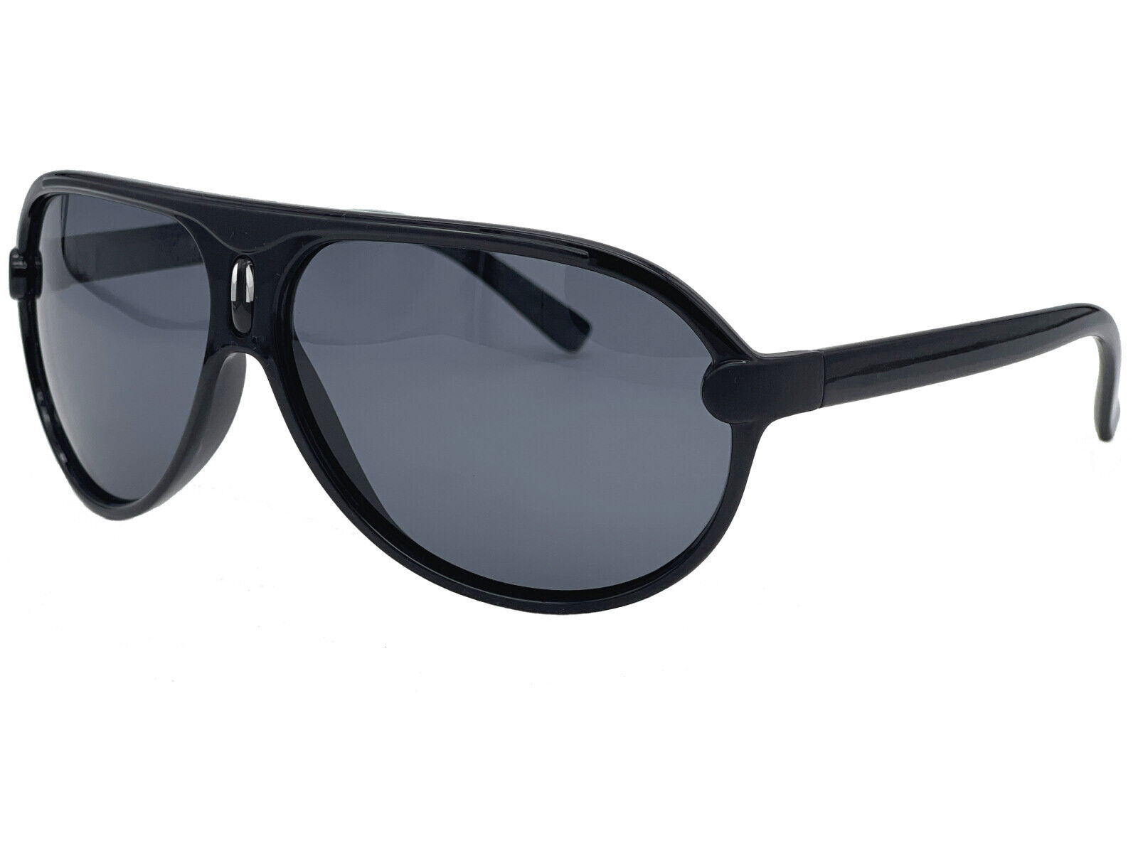Retro 80s Fashion Polarized Vintage Black/Demi Pilot Men Women Sunglasses CRR