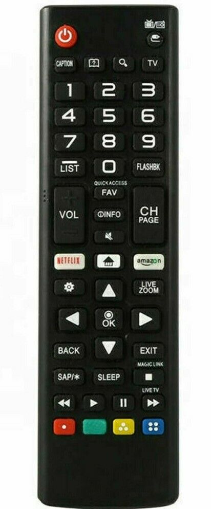 Universal Replacement Remote Control for LG TV