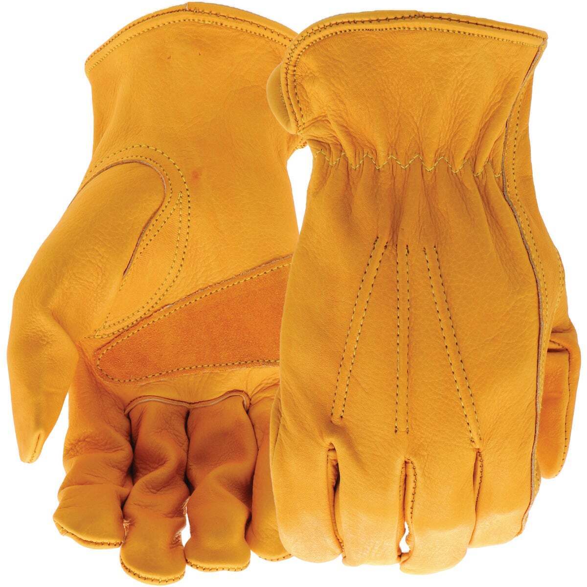 West Chester Protective Gear Men\'s Large Grain Cowhide Leather Work Glove Pack