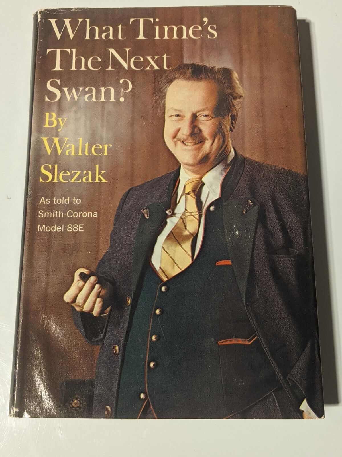 Vintage 1962 What Time\'s the Next Swan? by Walter Slezak