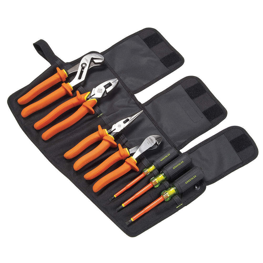 GREENLEE 0159-01-INS Insulated Tool Set,7 pc.