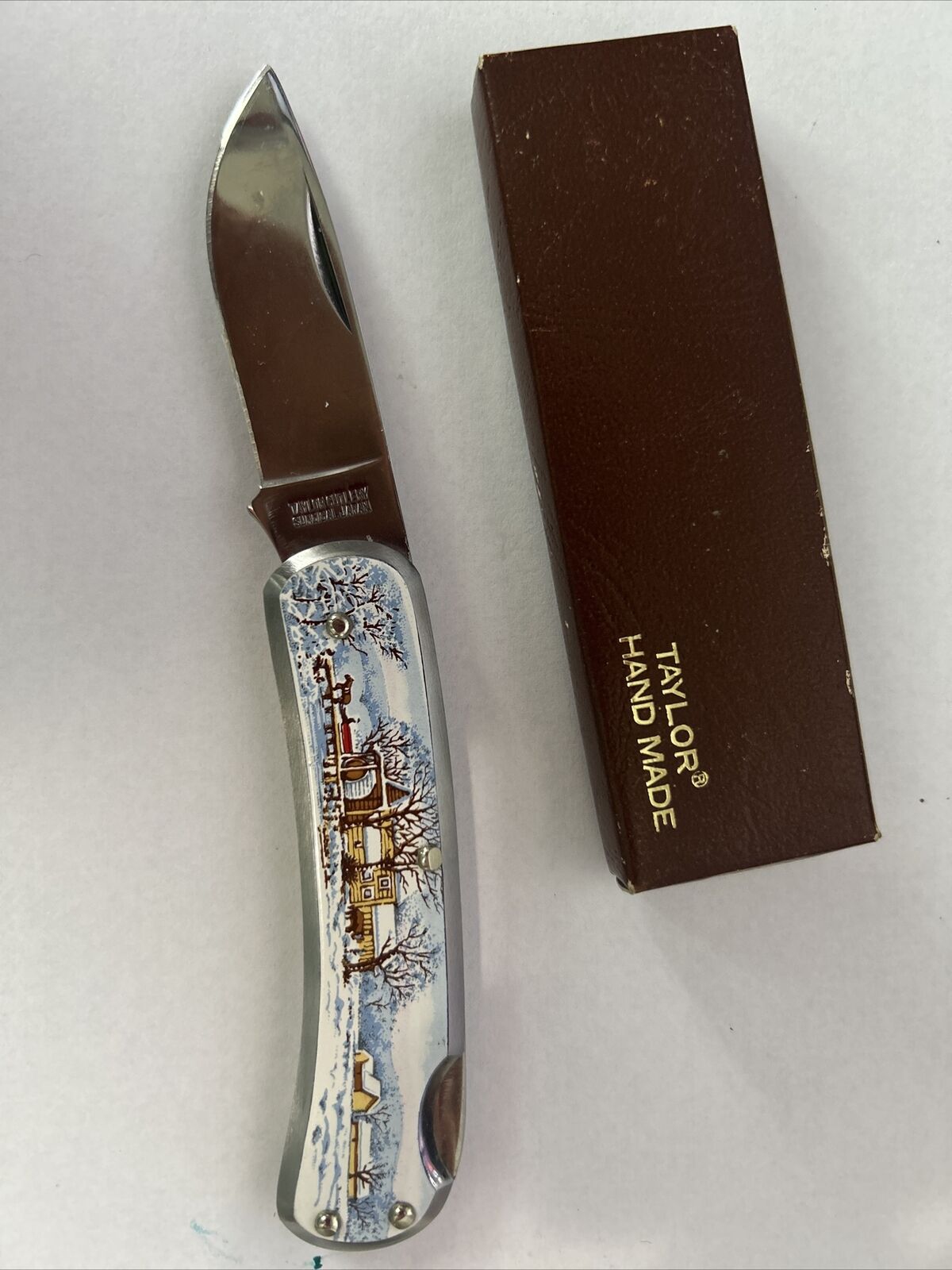 Vintage Taylor Cutlery Pocket Knife. Made In Japan. Beautiful Design