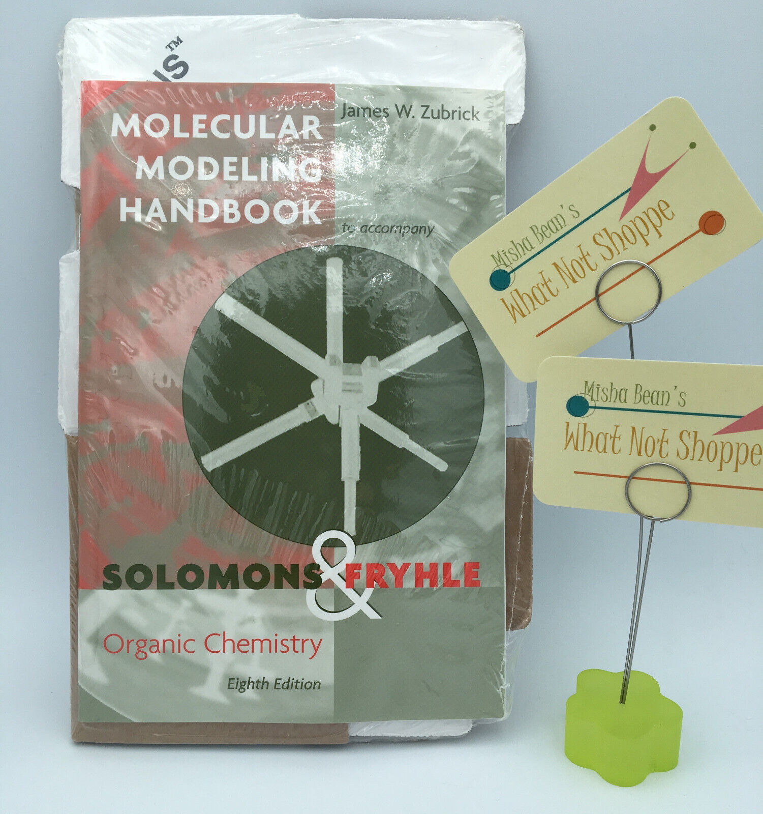 NEW Molecular Vision Organic Chemistry Handbook & Model Kit 1999 Darling Models