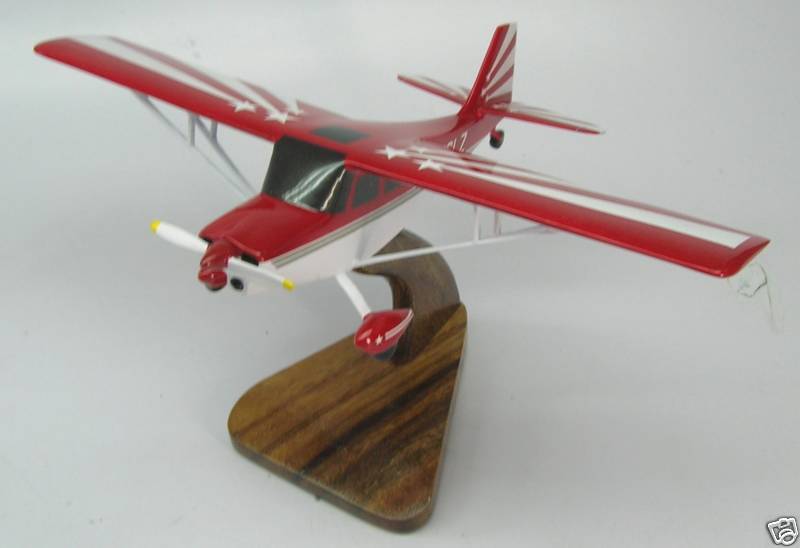 American Champion Decathlon Monoplane Airplane Aircraft Wood Model Small New