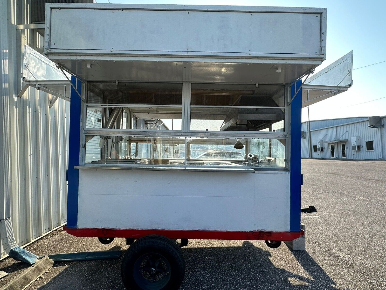 Waymatic Concession Stand Trailer w/Built-in Hood System and more