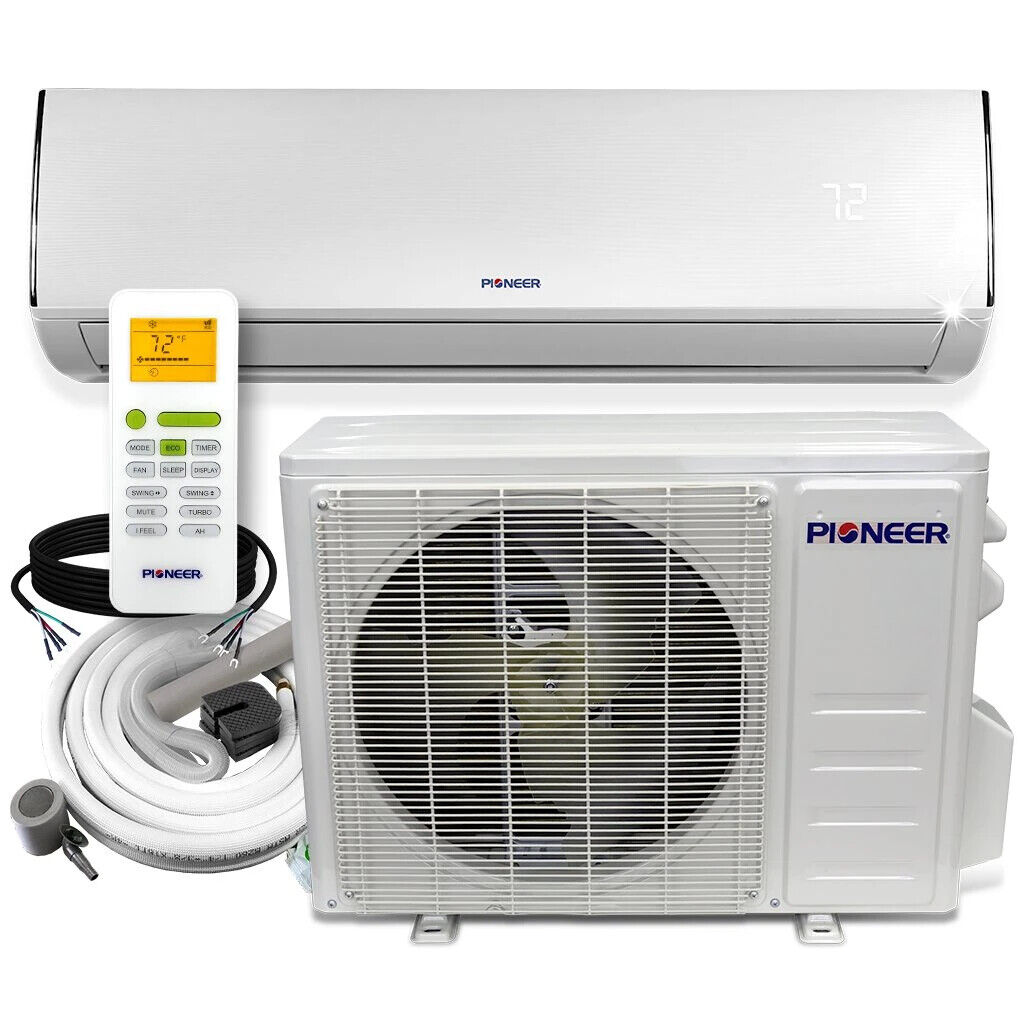 Pioneer® 9,000 BTU 20 SEER 115V Ductless Mini-Split Air Conditioner Heat Pump
