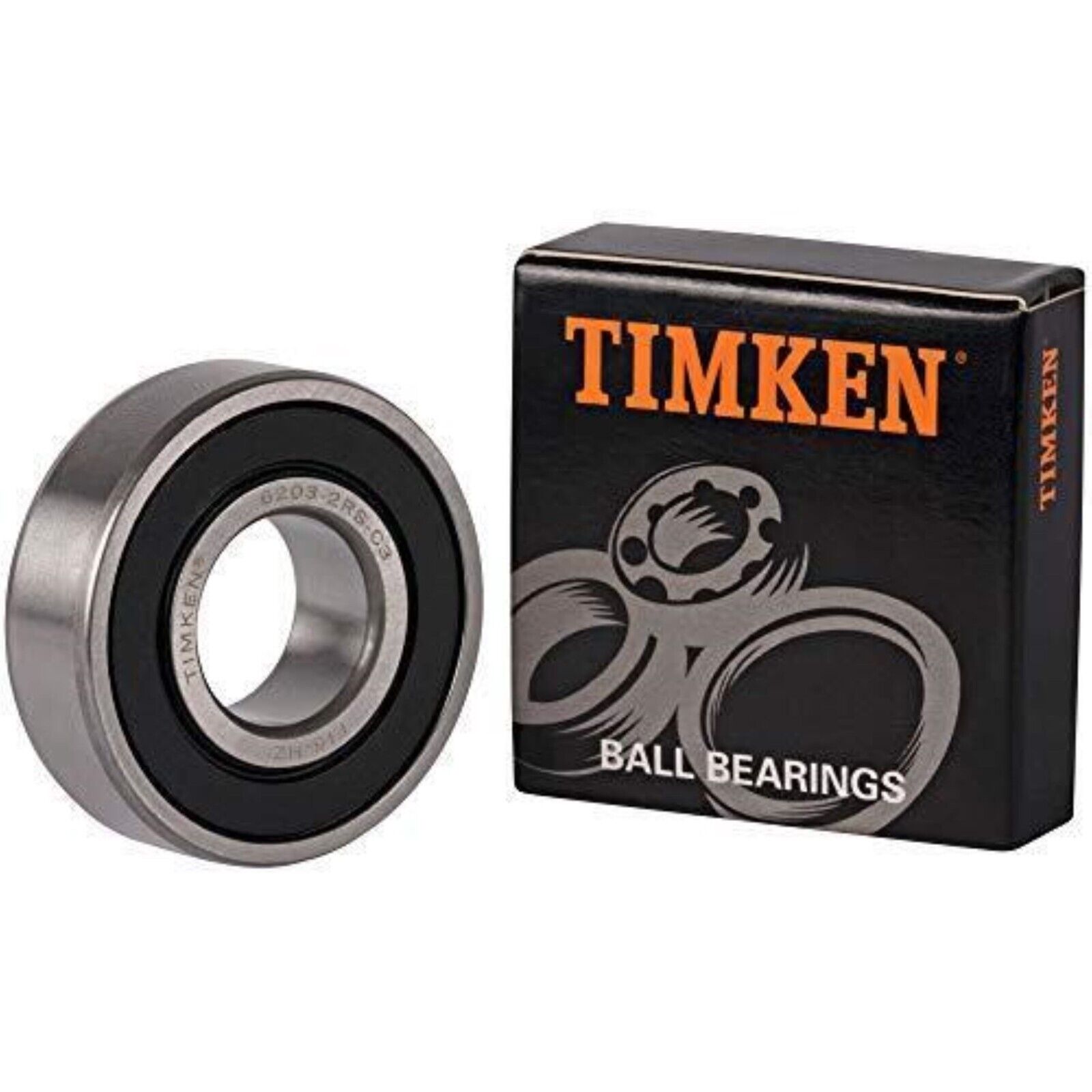 (2PACK) 6204-2RS C3 TIMKEN 20X47X14mm  2 Rubber Sealed Bearings NEW