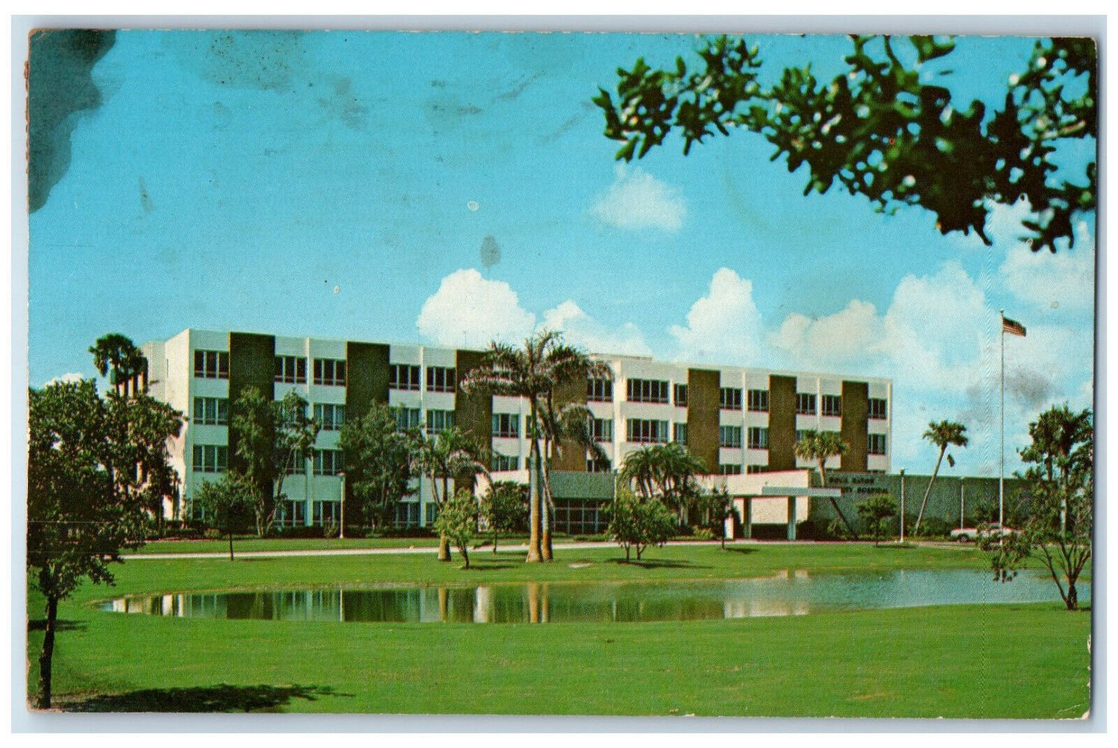 1972 Boca Raton Community Hospital Boca Raton Florida FL Vintage Postcard