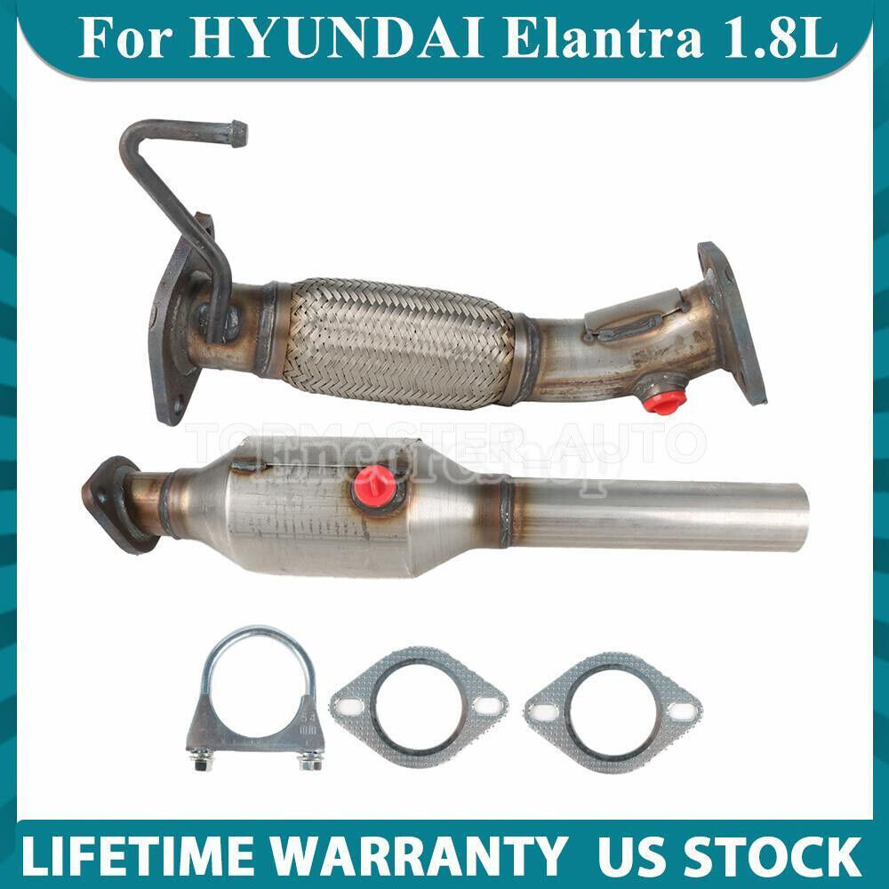 Fits 2011-2016 HYUNDAI Elantra 1.8L Front Pipe & REAR Catalytic Converter