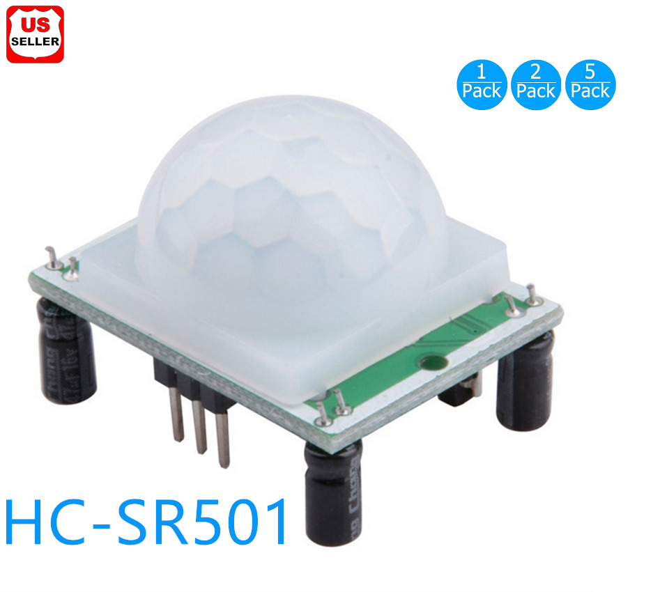 New HC-SR501 Small PIR Sensor Module Pyroelectric Infrared Body Motion Sensing