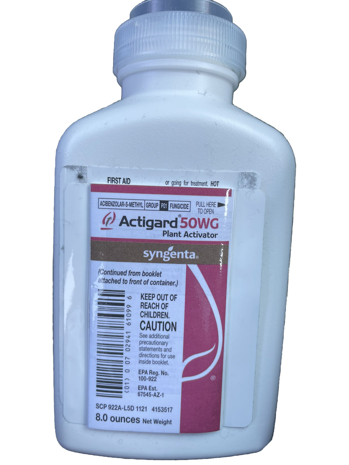 Actigard 50WG Plant Activator fungicide 8oz BEST PRICE