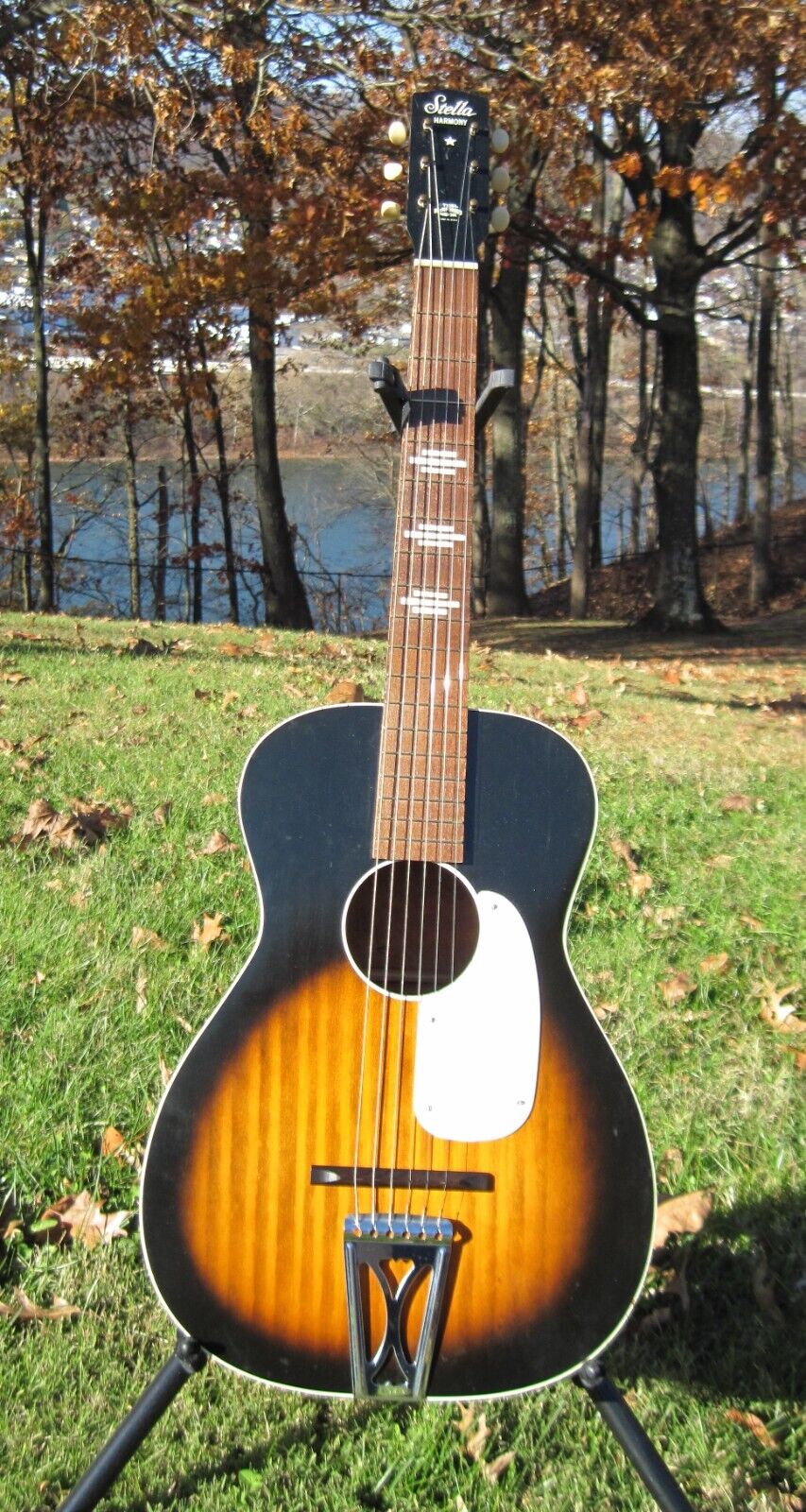 Stella Harmony F-66 GG Vintage Guitar  Used