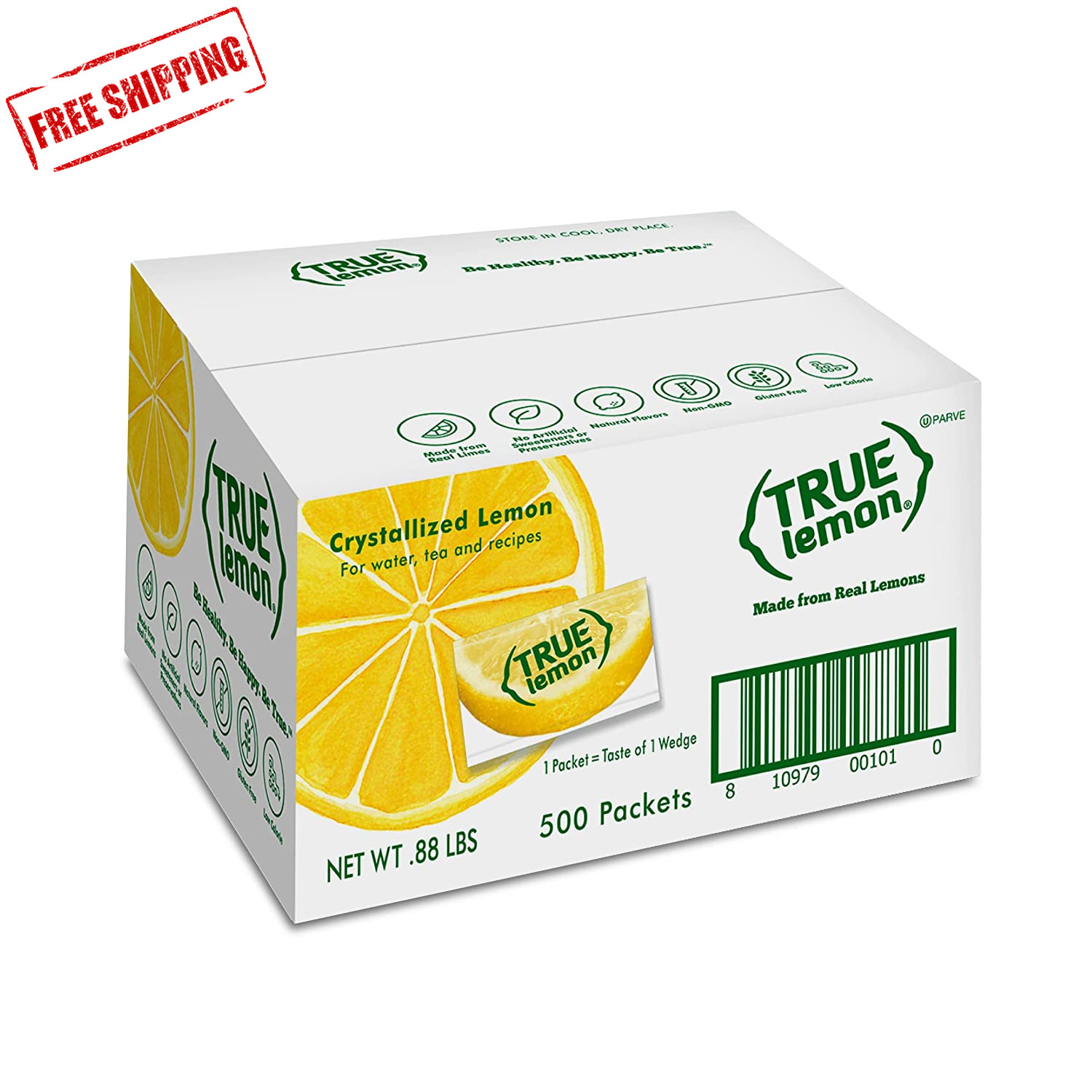 TRUE LEMON Water Enhancer Bulk Pack 0 Calorie Drink Mix Packets 500 Count 💪