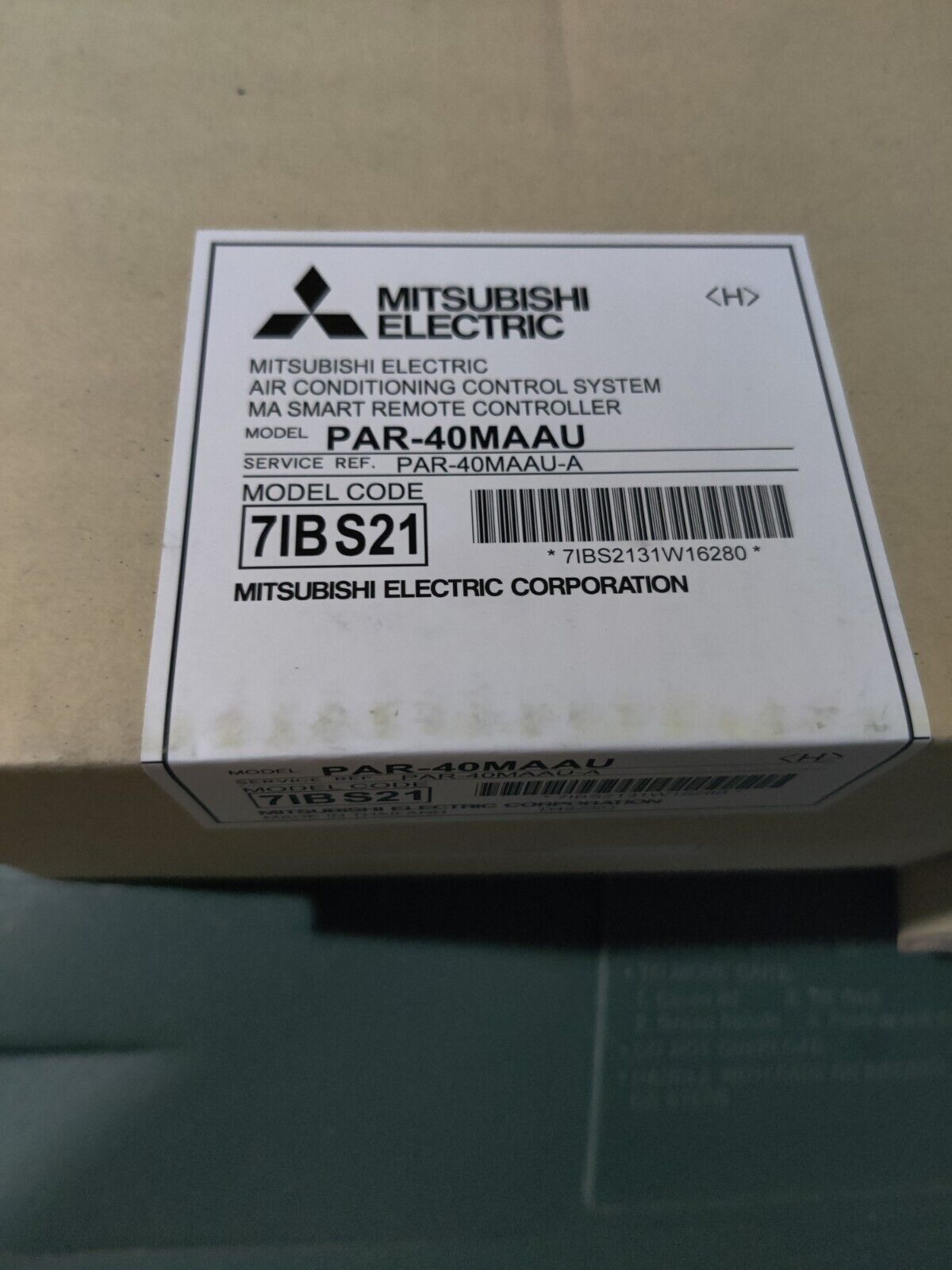 Mitsubishi Electric PAR-40MAAU Wired MA Smart Remote Controller.  New Item.