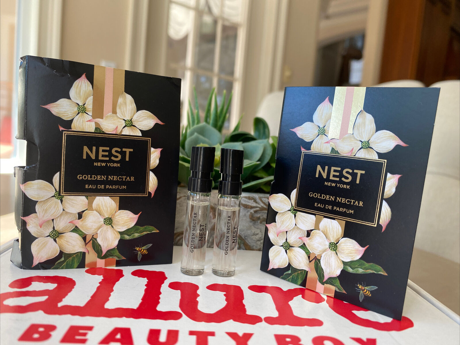 2x Nest New York Golden Nectar Eau de Parfum EDP 1.5ml Each Sample Spray NIB