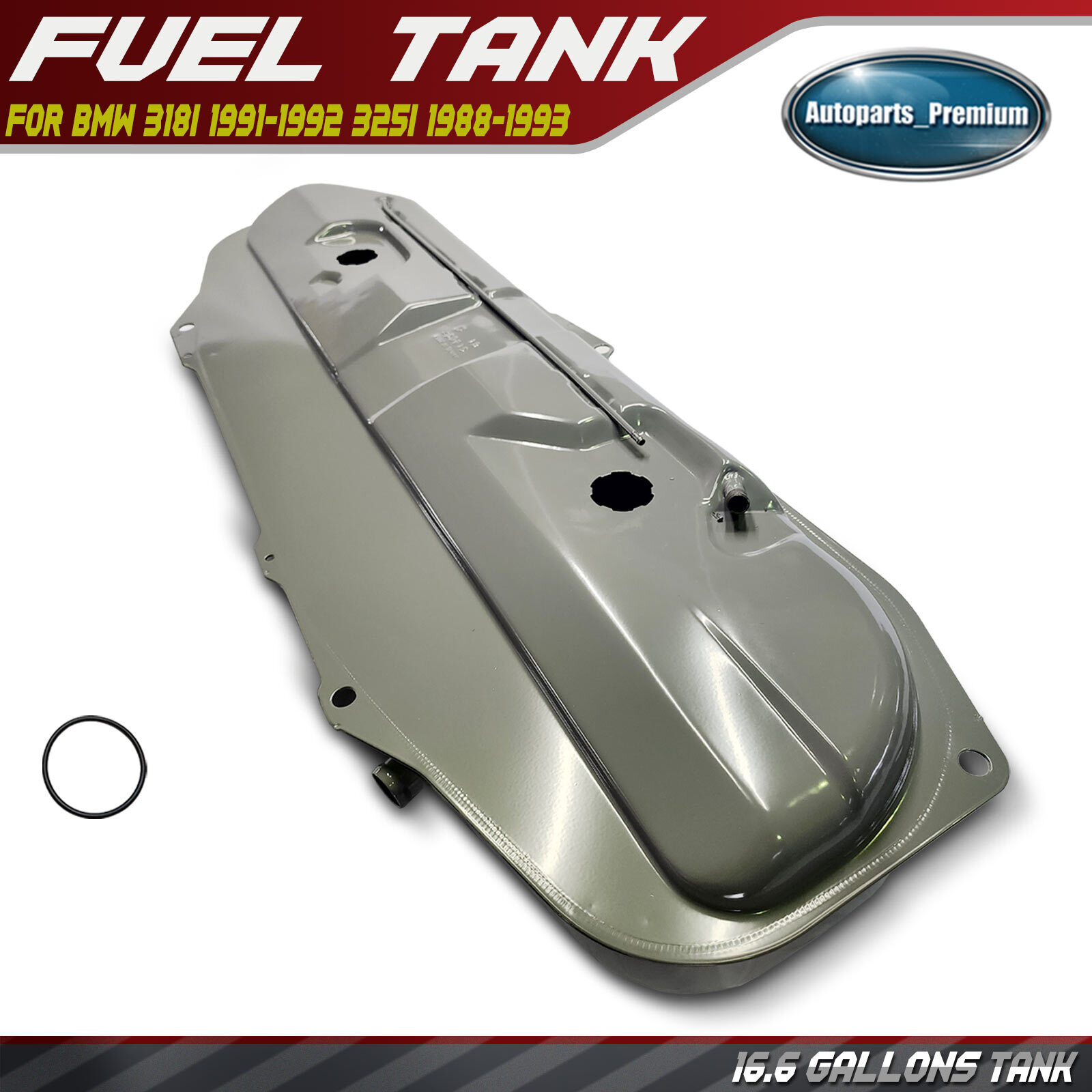 16.6 Gallons Fuel Tank for BMW 318i 1991-1992 325i 325is 1988-1993 M3 1988-1991
