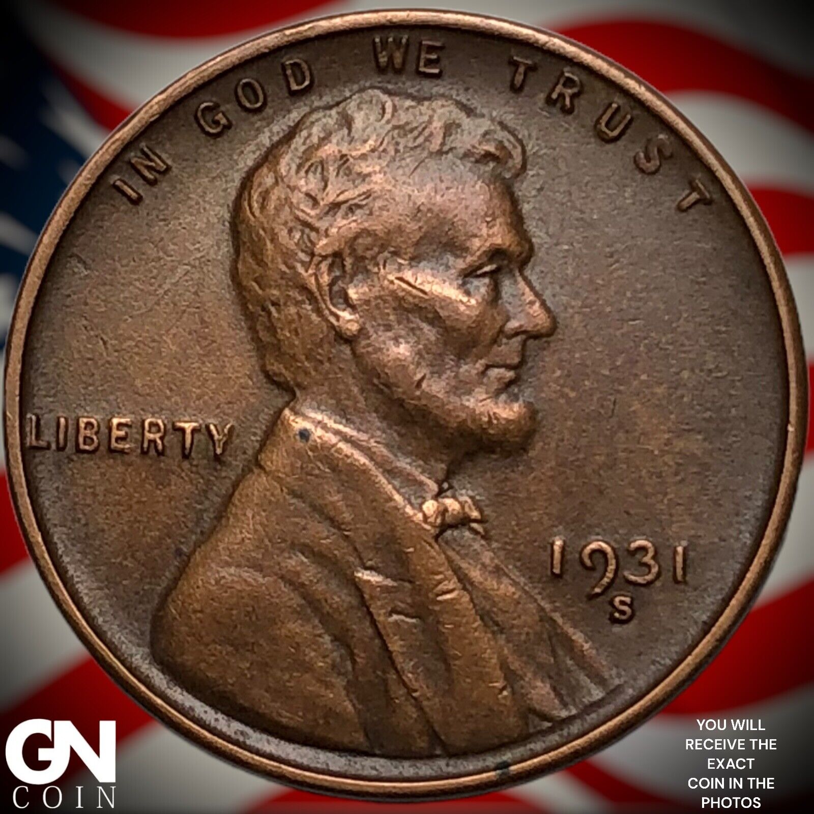 1931 S Lincoln Cent Wheat Penny Y3064