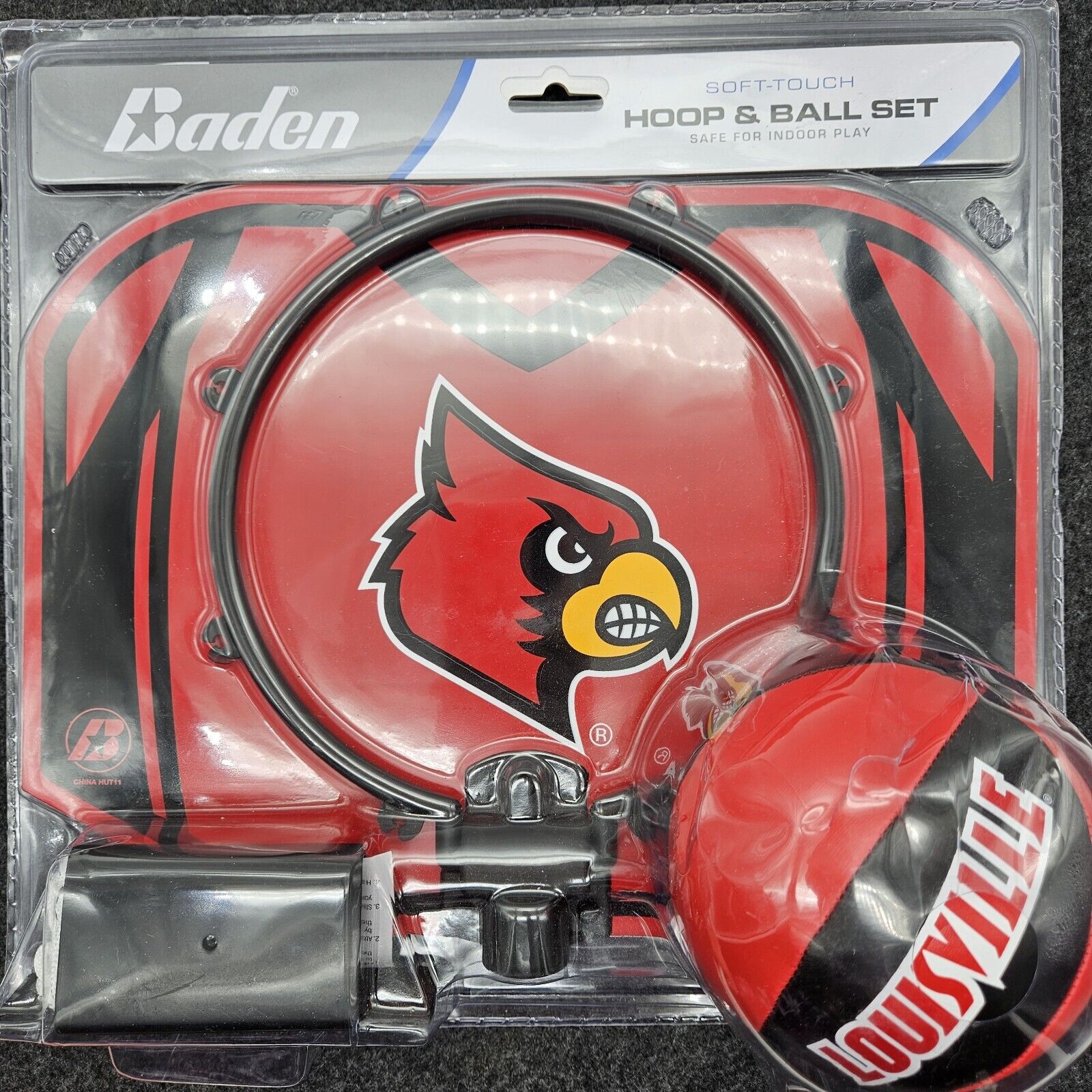 University of Louisville Cardinals Soft-Touch Hoop And Ball Set