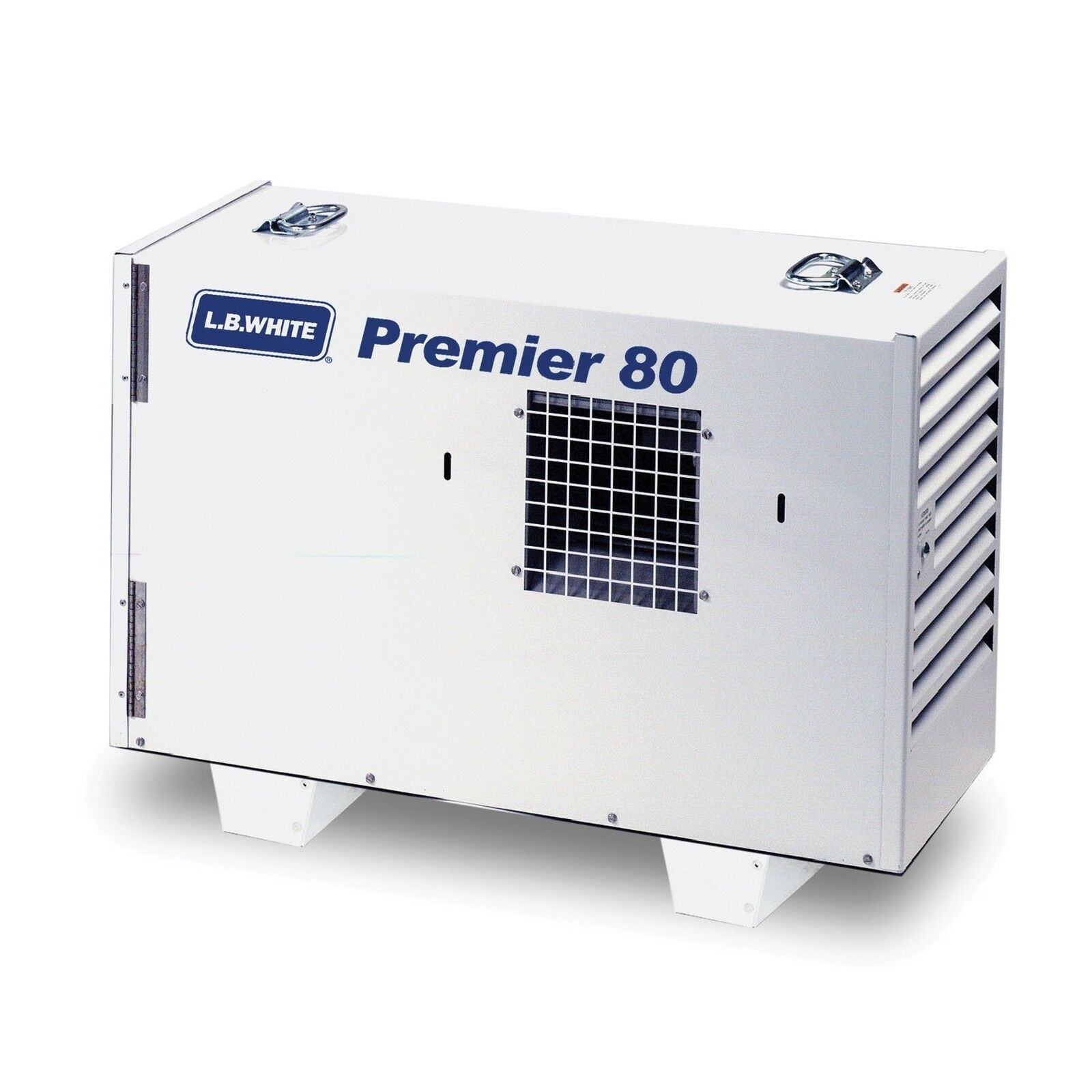 LB White Premier 80DF 80,000 BTUH, Dual Fuel LP/NG, w/Thermostat, Hose, Reg.