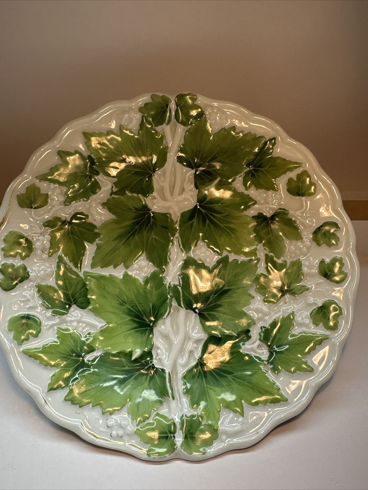 Antique 18th Century MEISSEN Hand Painted  Porcelain Plate