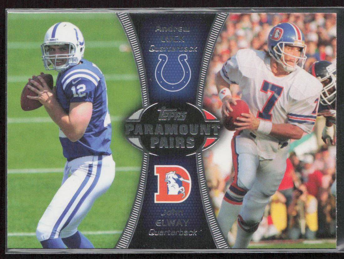 2012 Topps #PA-LE Andrew Luck / John Elway Paramount Pairs