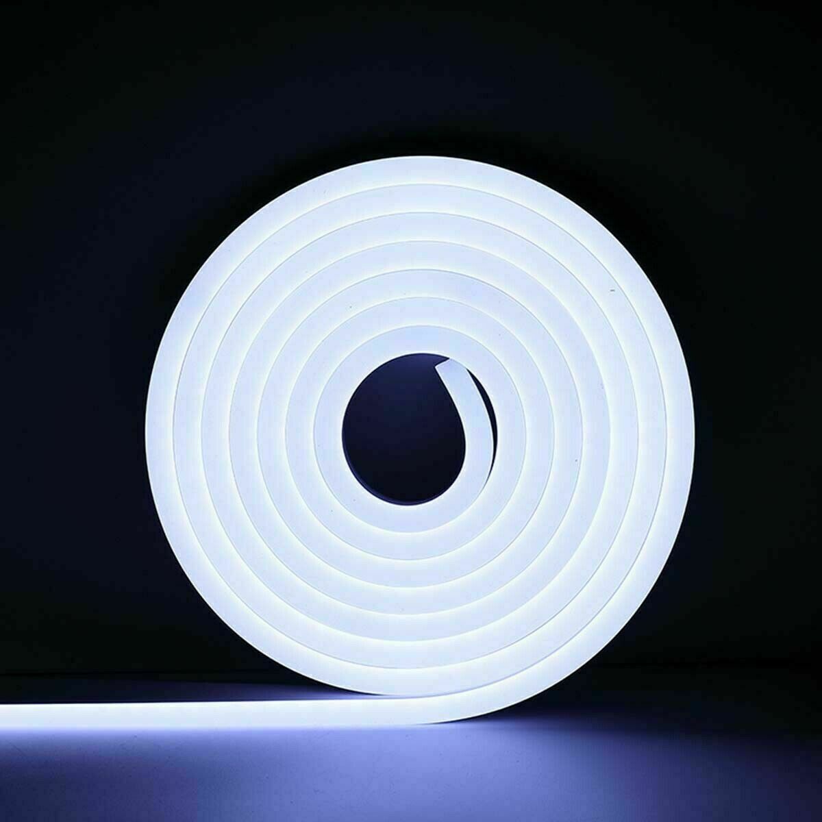 164ft 12V LED Neon Lights Strip SMD2835 Silicone Vibe for Outdoor Boat Car Party