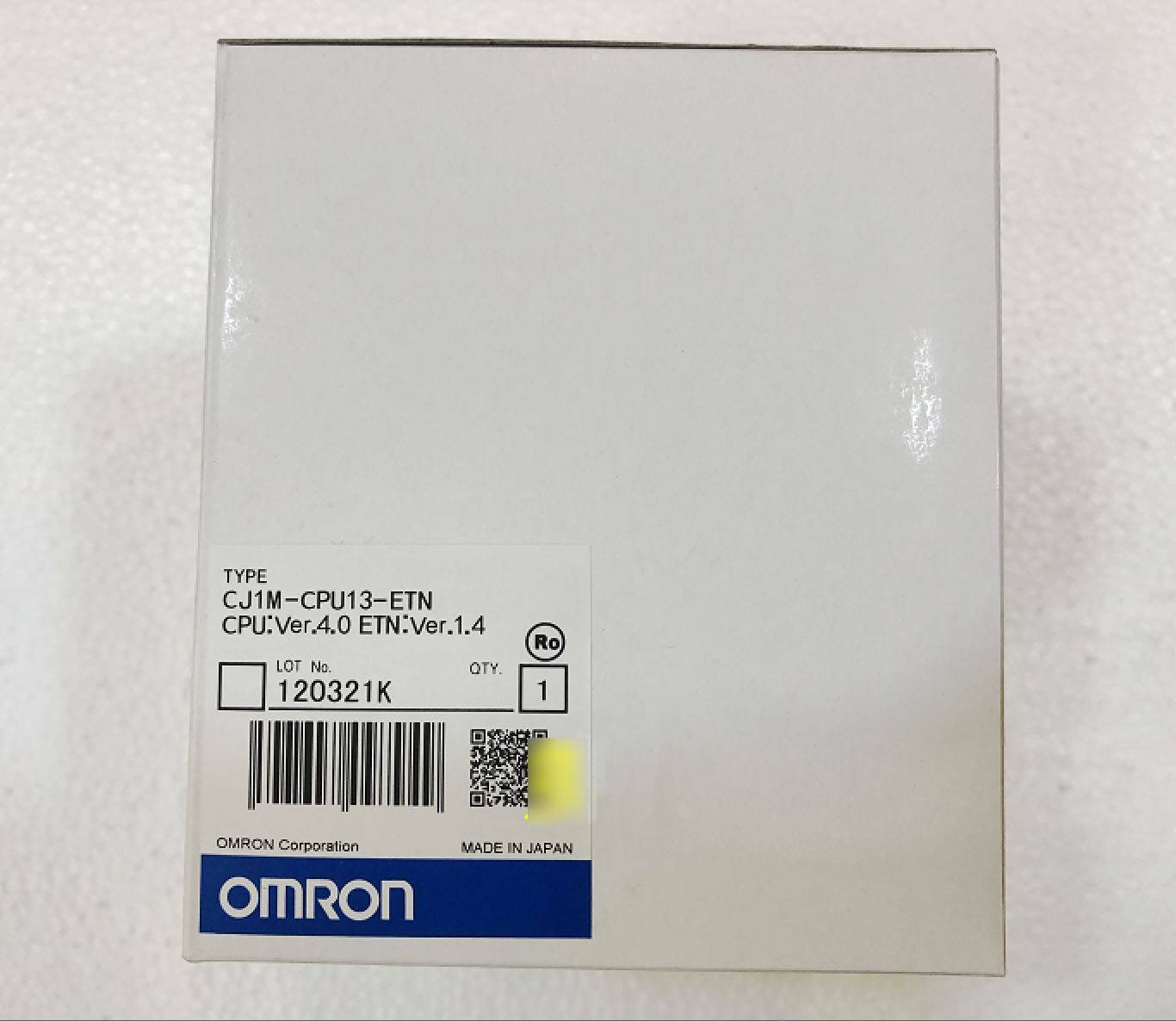 One Omron CJ1M-CPU13-ETN CJ1MCPU13ETN CPU Unit New In Box Expedited Shipping
