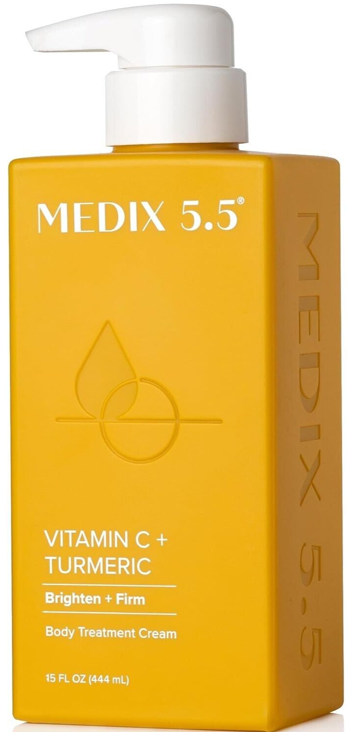 Medix 5.5 Vitamin C + Turmeric Firming + Brightening Body Treat Cream - 15 Fl Oz