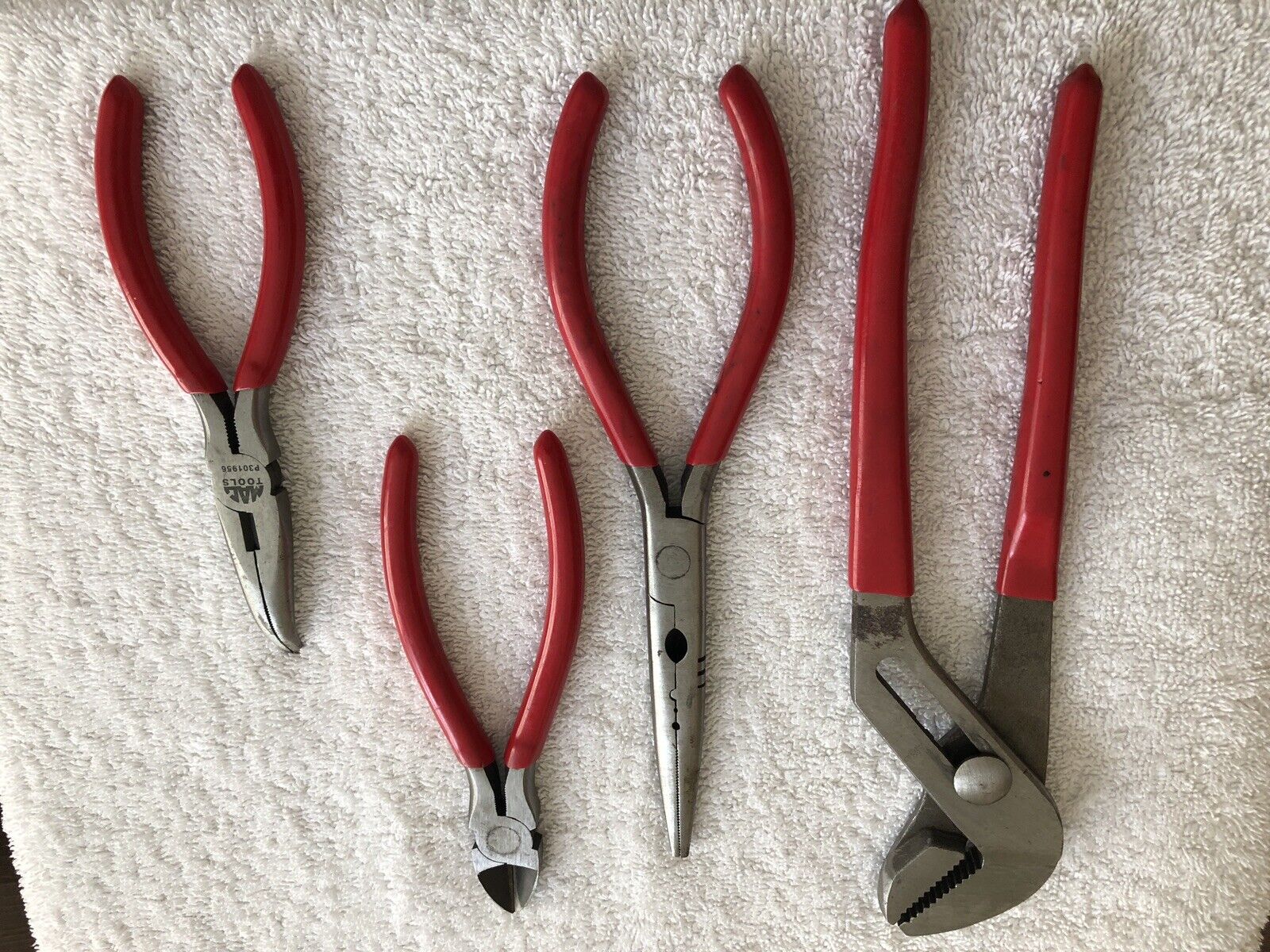 mac tools plier set 4 pieces 