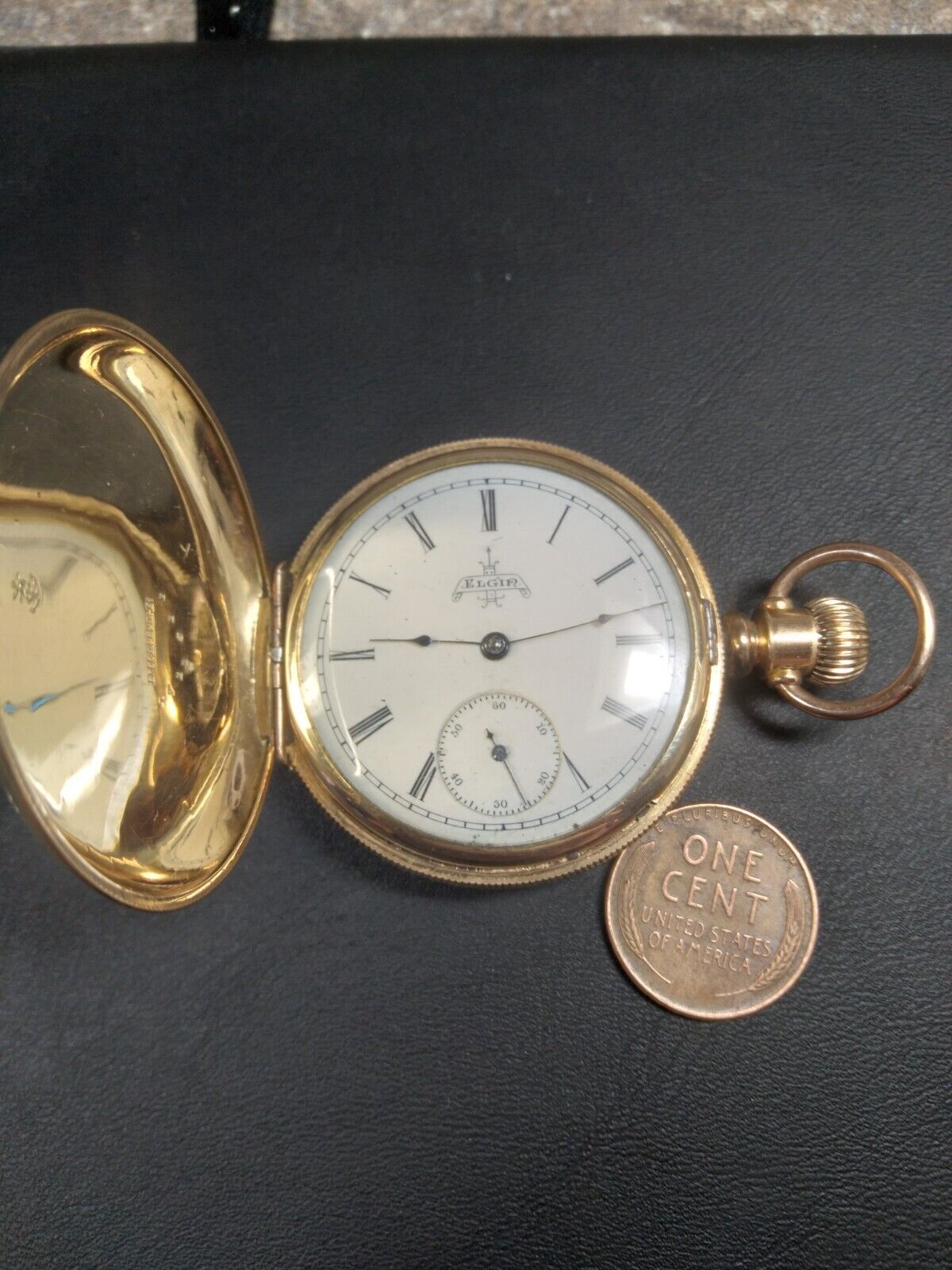 Working Antique 1889 Elgin Grade 95 Pocket Watch