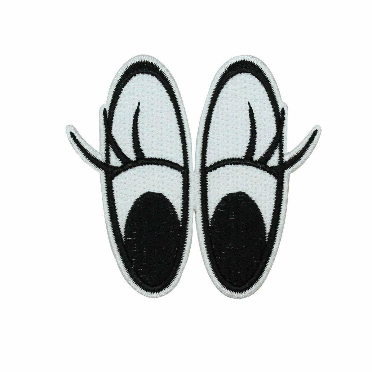 Disney Minnie Mouse Eyes Embroidered Iron On Patch - 010-M