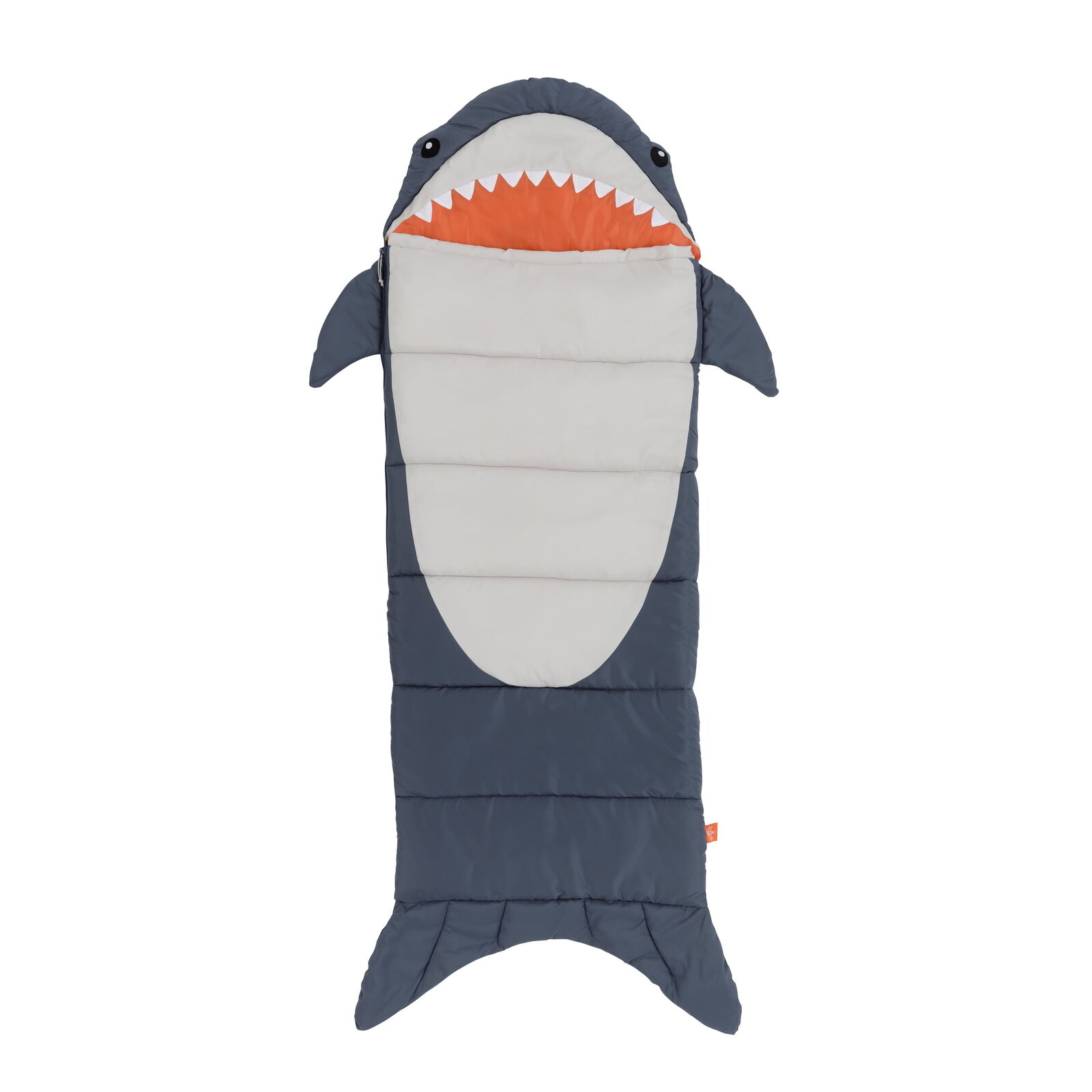 Finn the Shark Kid\'s Sleeping Bag - Navy/Gray (youth size 65 in. x 24 in.)