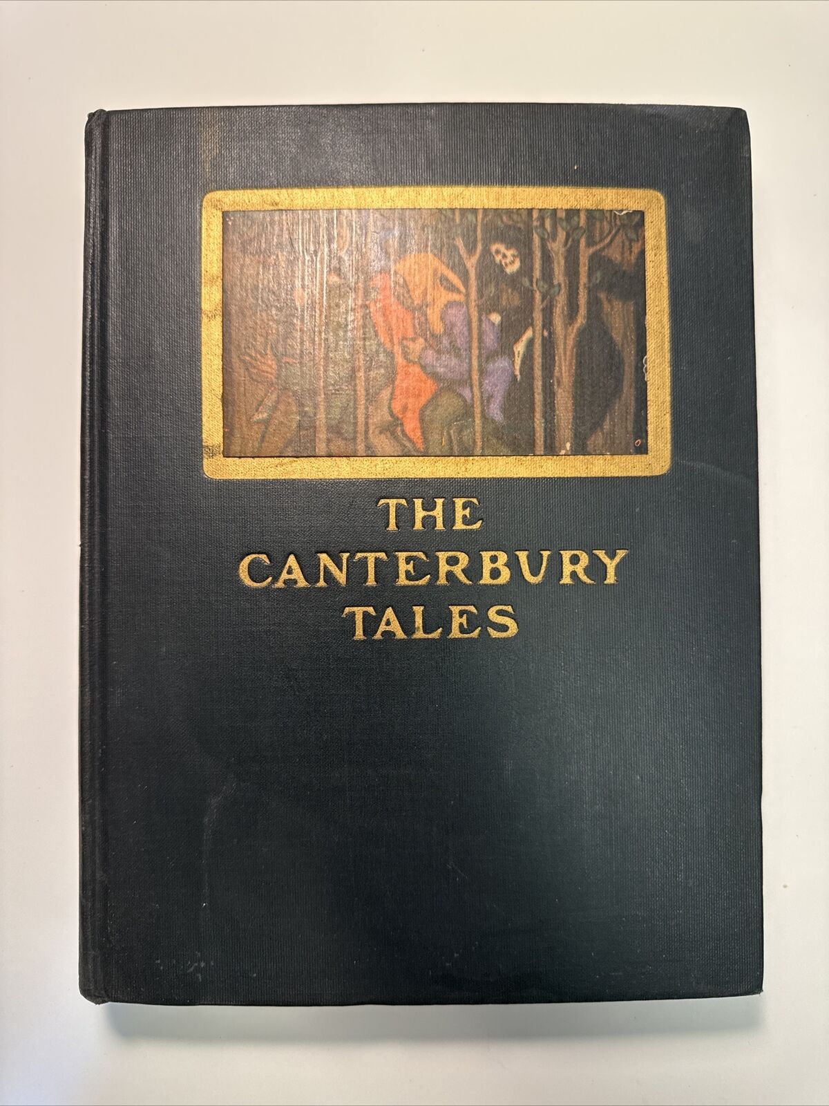 Antique 1922 Classic-Canterbury Tales Illustrated HC