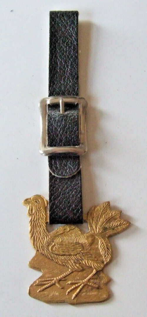 THE AULTMAN & TAYLOR MACHINERY COMPANY WATCH FOB  MANSFIELD, OH  PRAIRIE CHICKEN