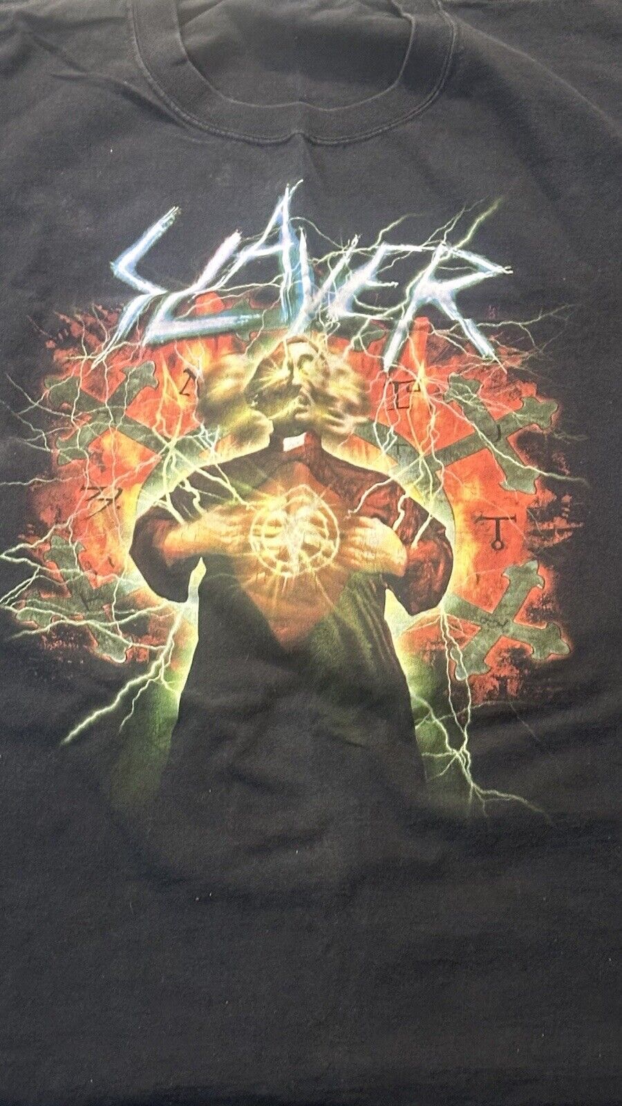 SLAYER “Bad Priest Tour” Tshirt Vintage Rare Collector