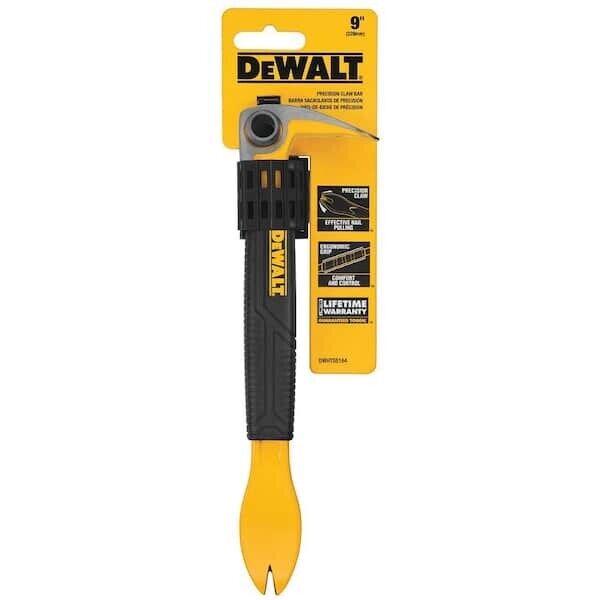 DeWalt 12 in. Precision Claw Bar Includes nail digging | DWHT55166