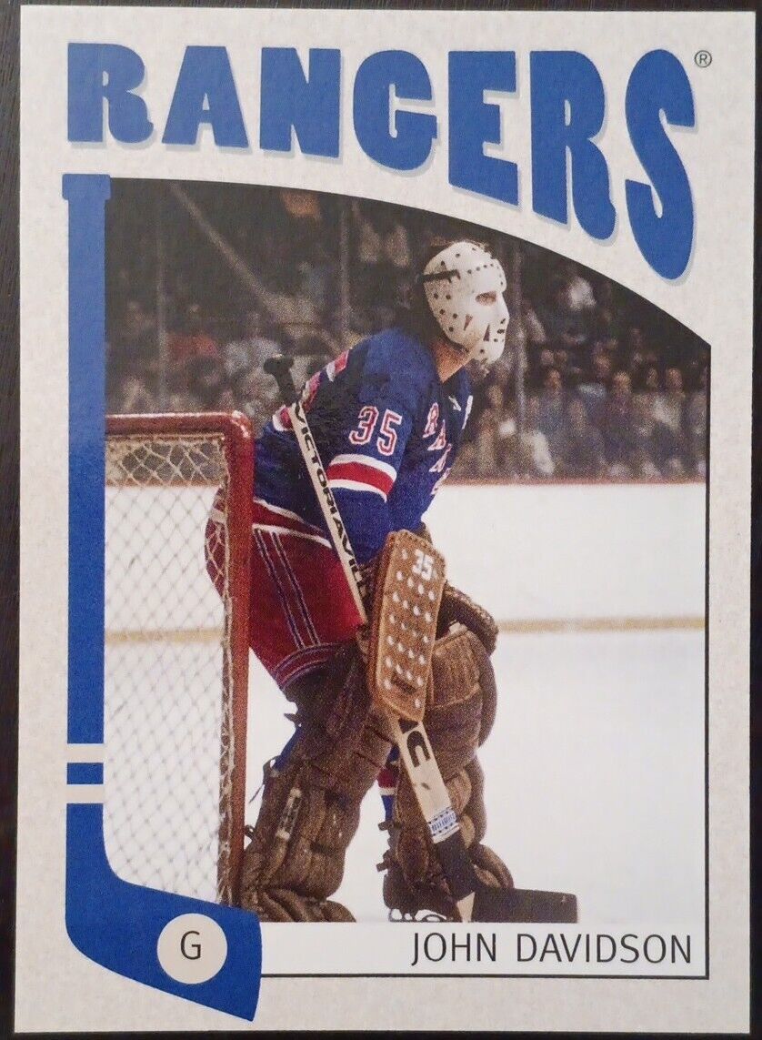 2004 - 2005 ITG John Davidson Franchise Hockey East Rangers #387 Hockey Card