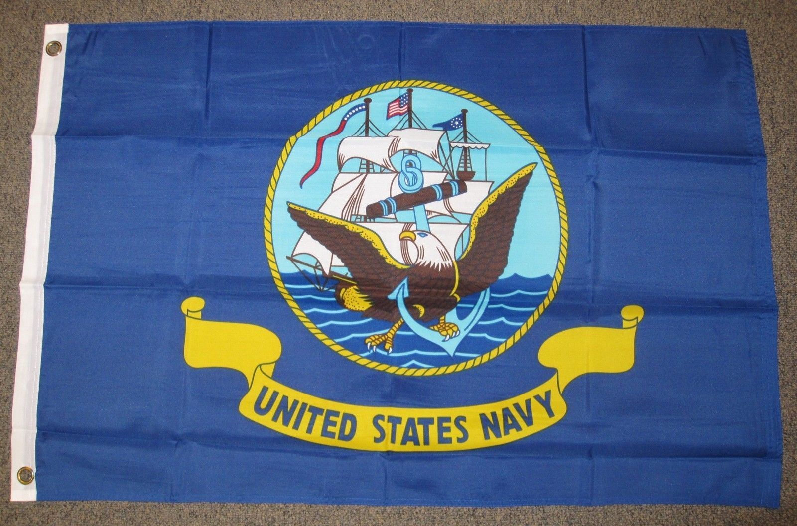 U.S. NAVY FLAG 2X3 FEET ARMED FORCES MILITARY USN 2\'X3\' F704