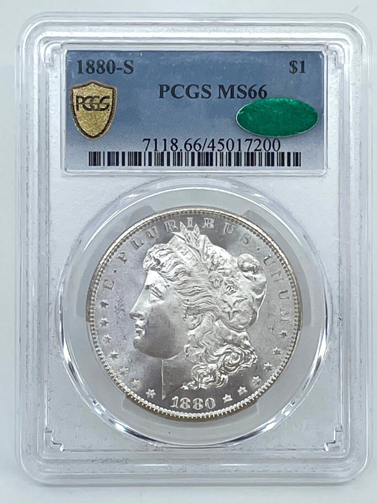 RARE----1880-S PCGS MS 66 Morgan Silver Dollar