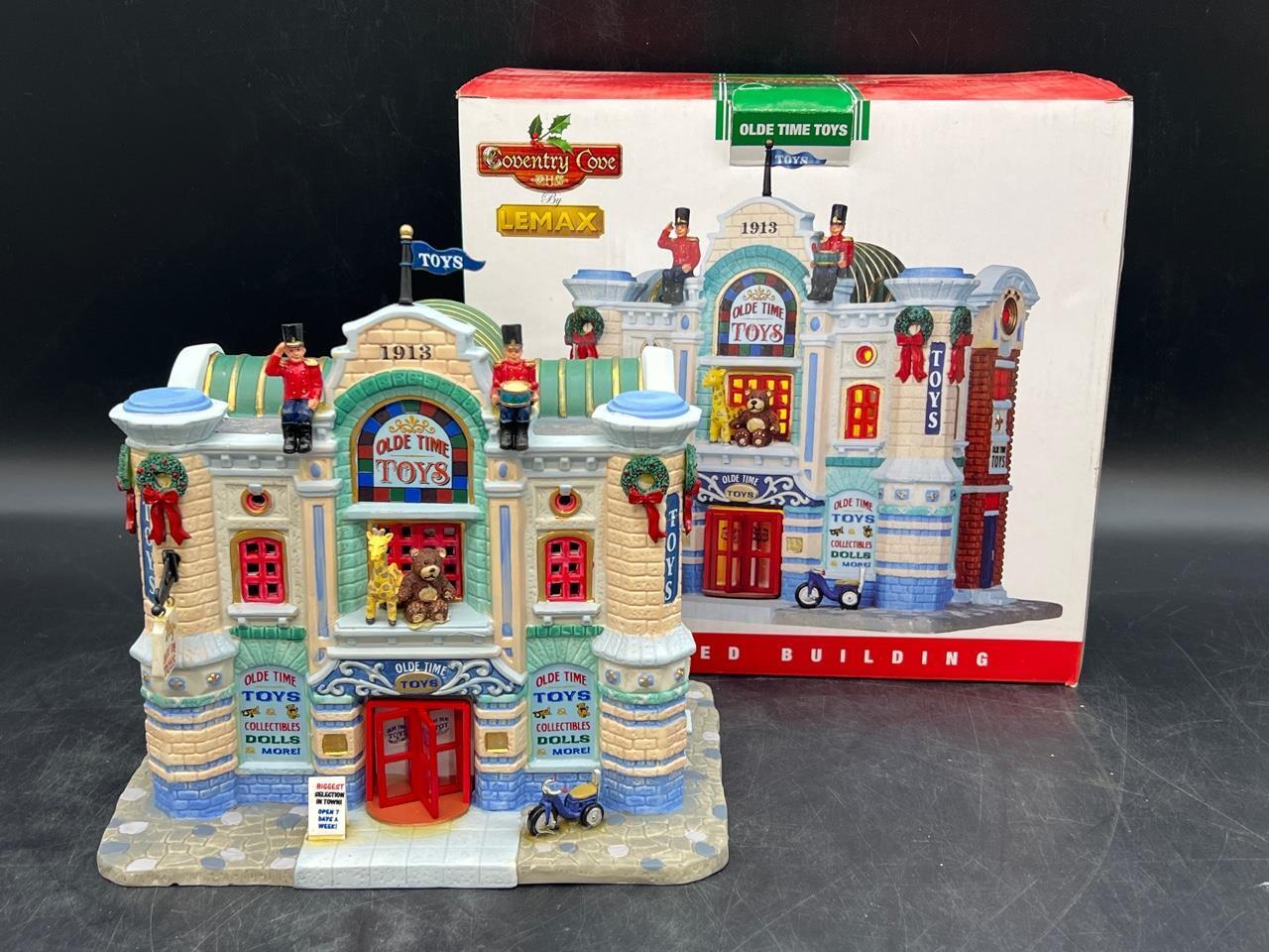 Lemax Village Collection Coventry Cove Olde Time Toys Lighted Building 05094