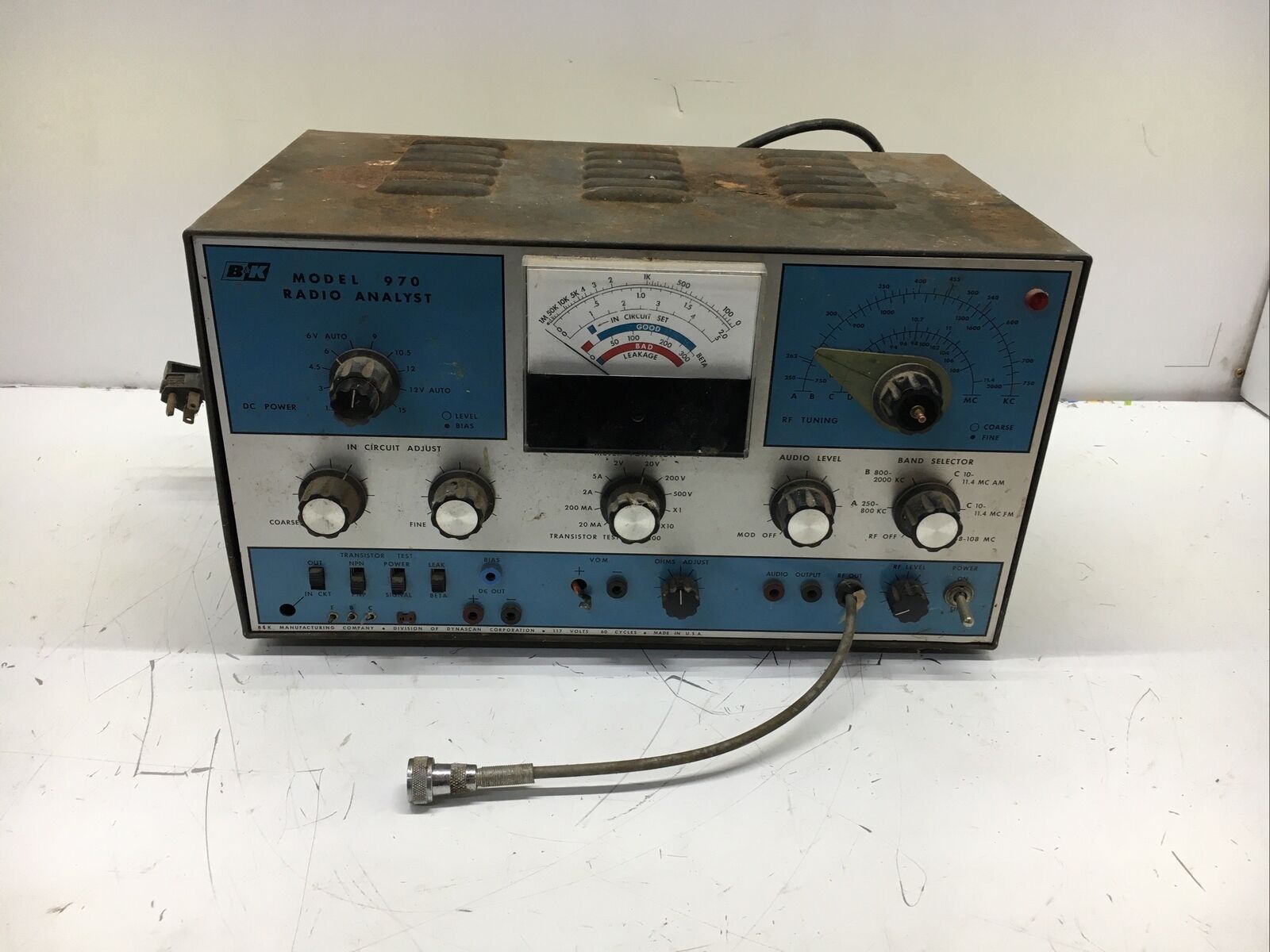 B&K Model 970 Transistor Equipment Analyst