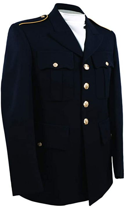 US ARMY MEN'S MILITARY SERVICE DRESS BLUE BLUES ASU UNIFORM COAT JACKET NEW